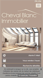 Mobile Screenshot of chevalblanc-immobilier.com